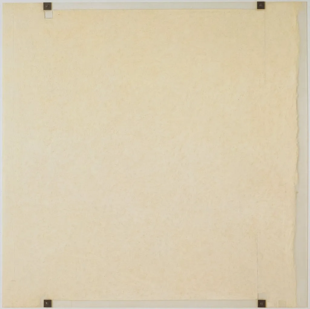 Untitled, by Robert Ryman, pastel, 1976