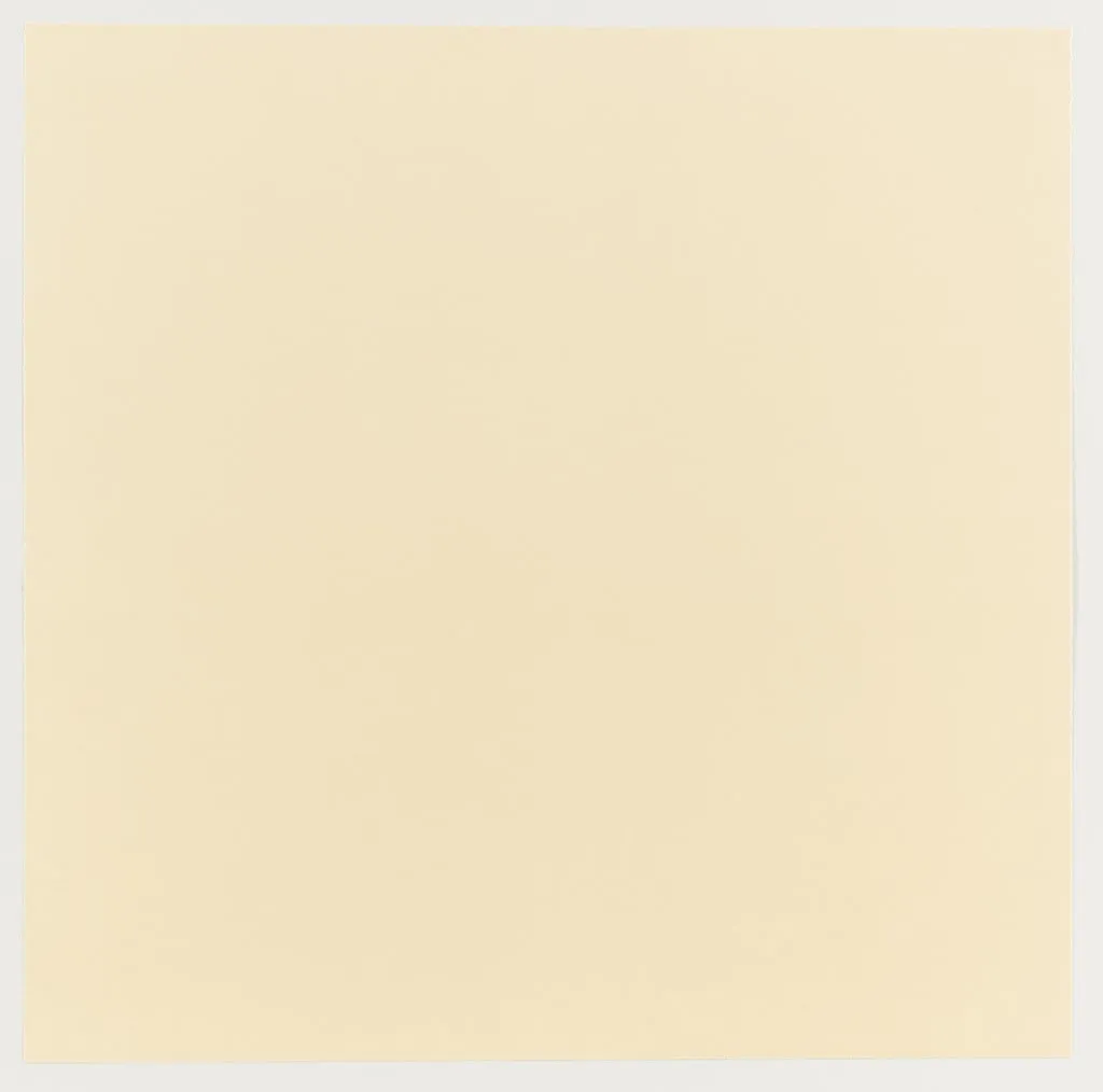 Untitled, by Robert Ryman, ink, 1975