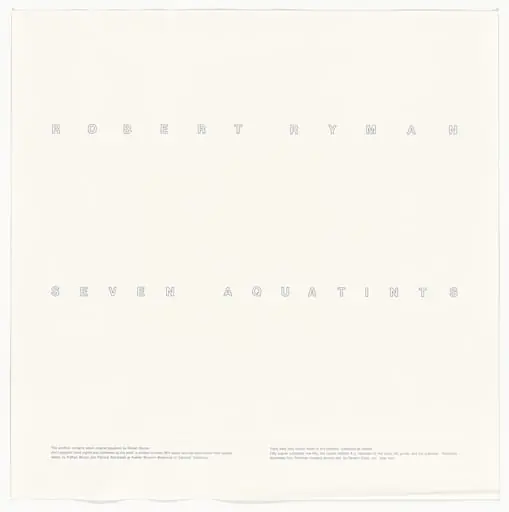 Untitled, by Robert Ryman