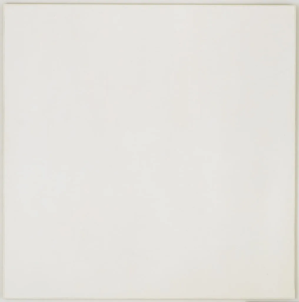 Untitled, by Robert Ryman, acrylic, 1988