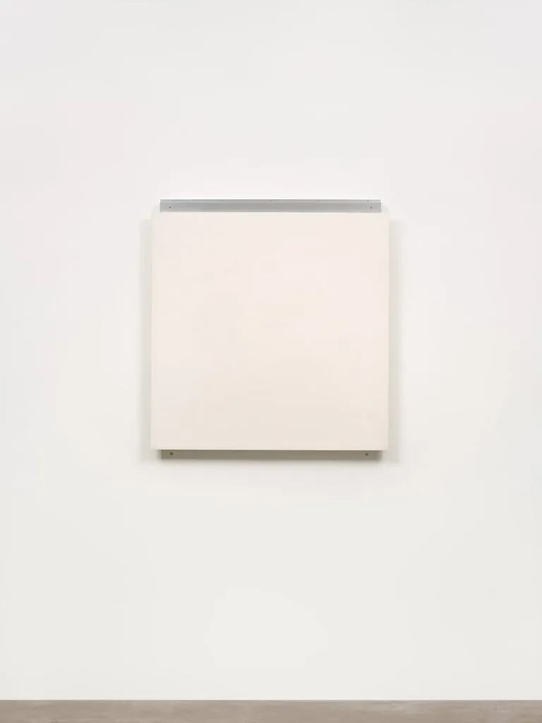 Untitled, by Robert Ryman, oil, 1984