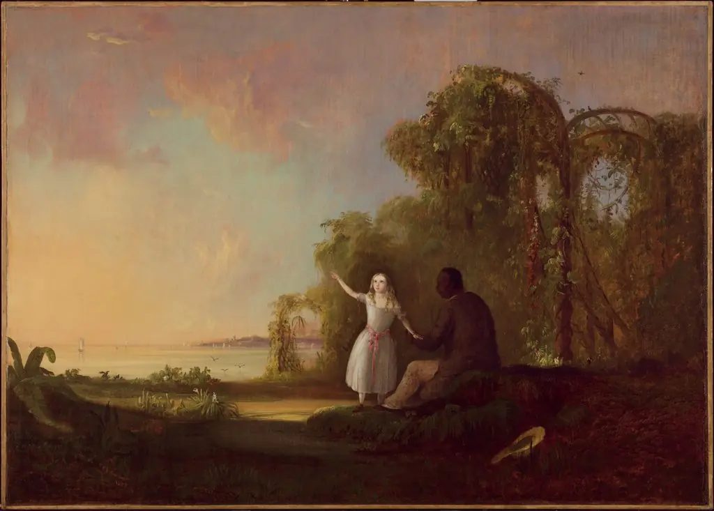 Uncle Tom and Little Eva, by Robert S. Duncanson