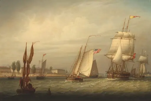 Boston Harbor, by Robert Salmon