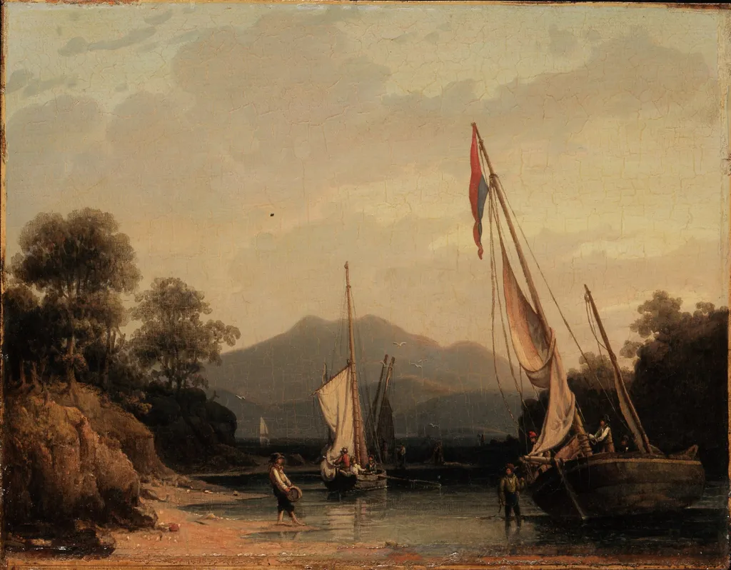 Isles of Bute, by Robert Salmon, oil, 1839