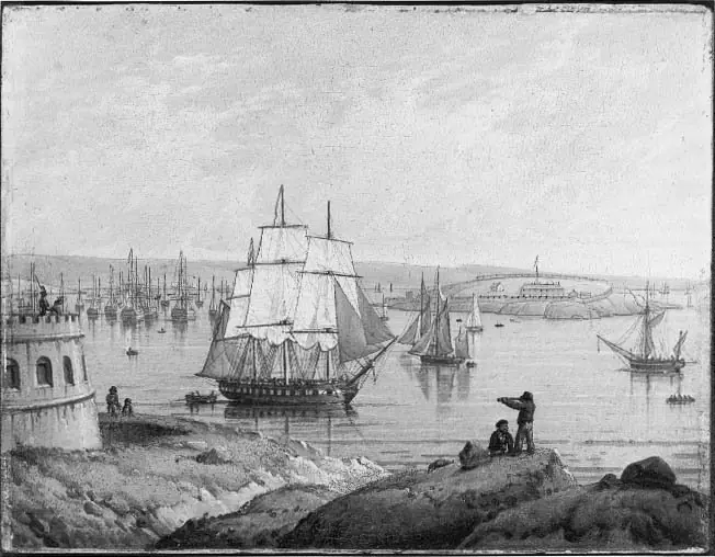 Plimouth Sound, by Robert Salmon