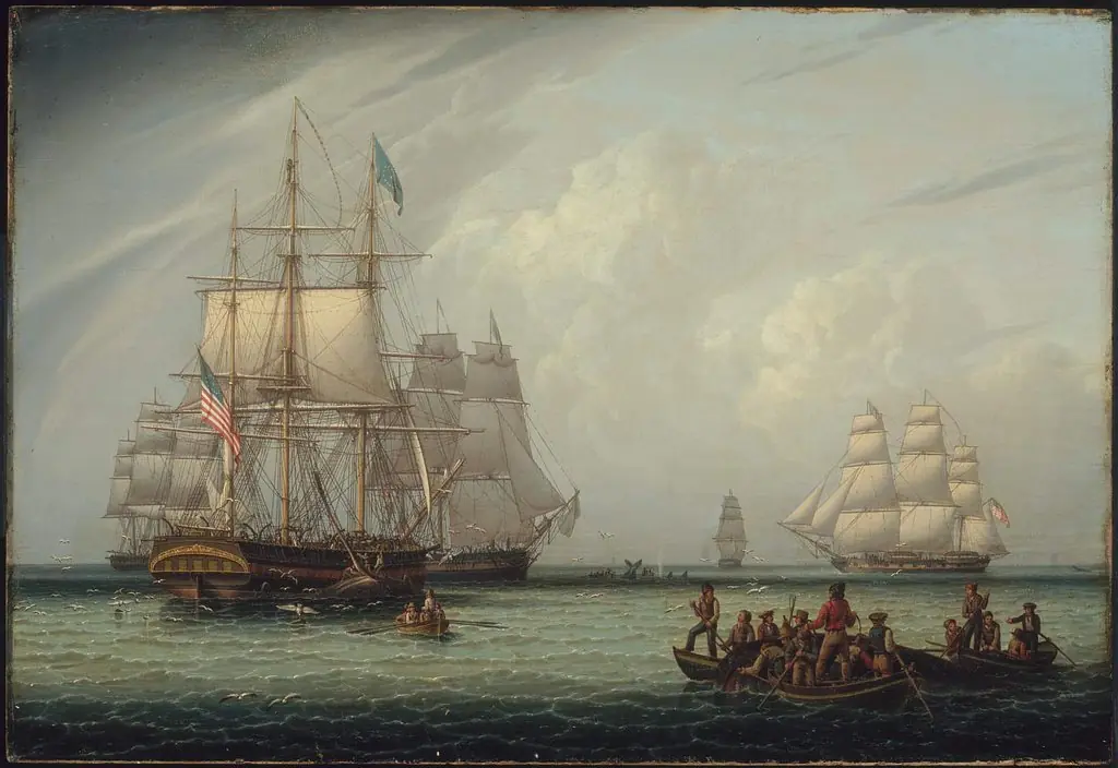 South Sea Whale Fishing I, by Robert Salmon