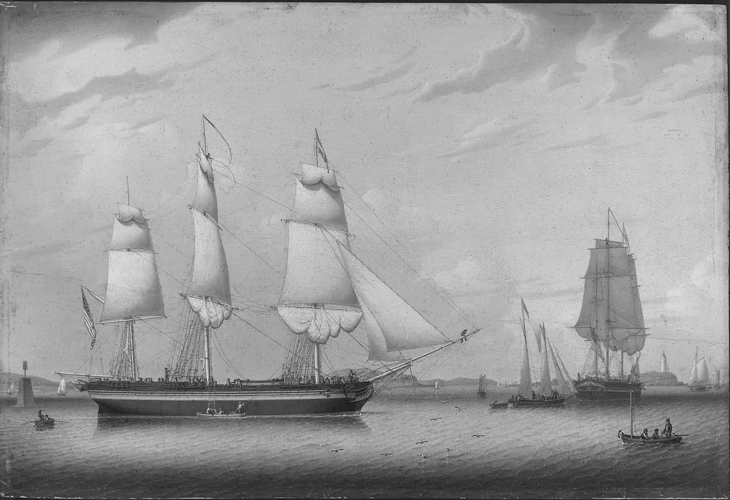 The New Ship "Duncan", by Robert Salmon, unspecified, 1832