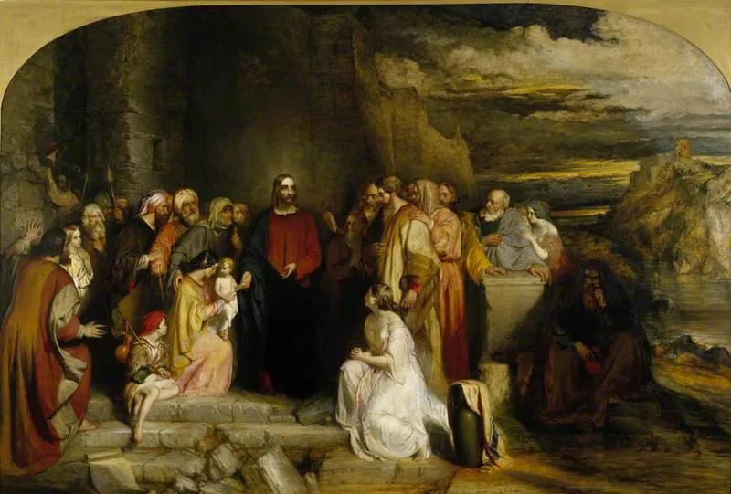 Christ Teacheth Humility, by Robert Scott Lauder, oil, 1847
