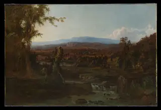 Landscape with Shepherd, by Robert Seldon Duncanson