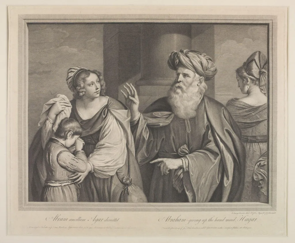Abraham giving up Hagar, by Robert, Sir Strange, 1750