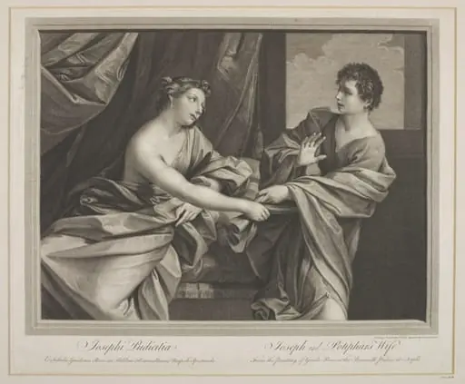 Joseph and Potiphar's Wife, by Robert, Sir Strange
