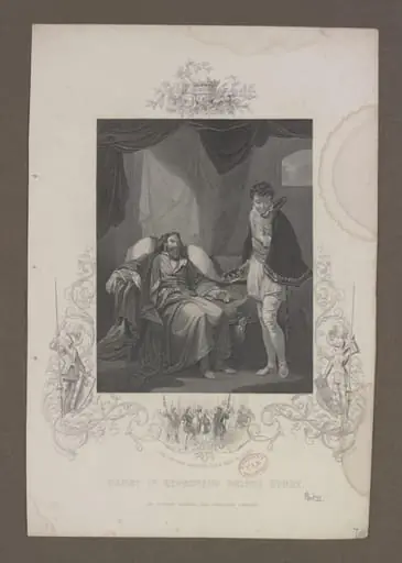 Henry IV, Reproving Prince Henry, by Robert Smirke