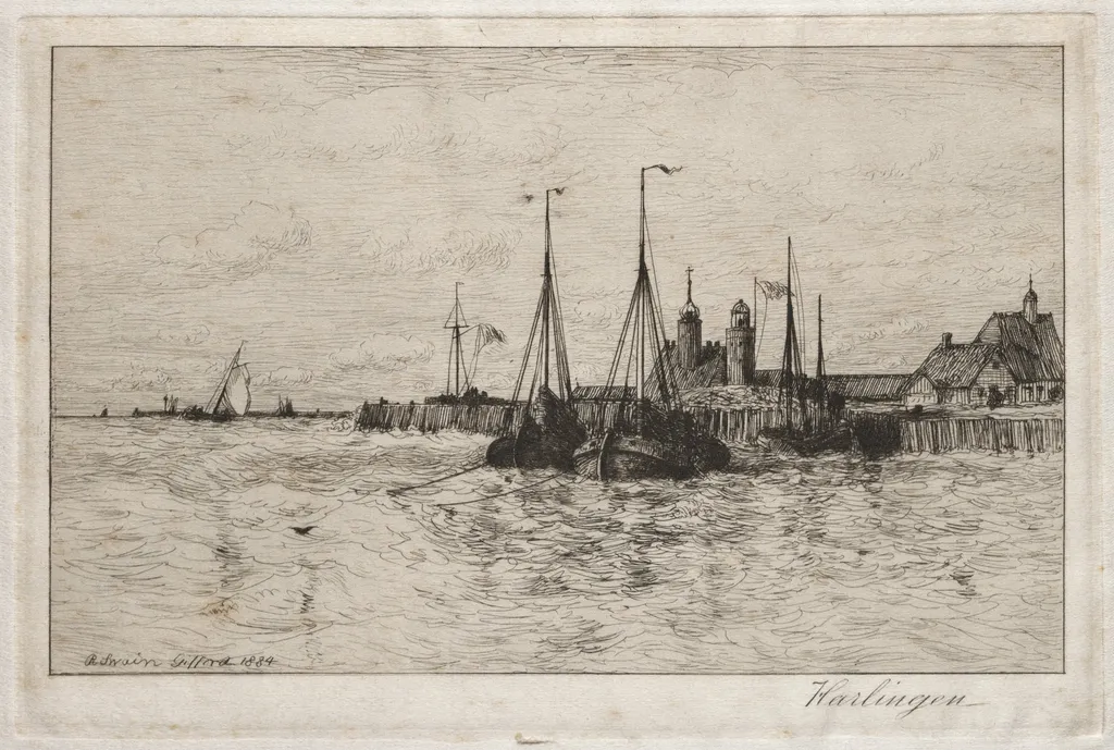 Harlingen, by Robert Swain Gifford, 1884