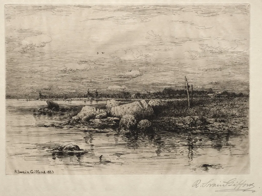 The Mouth of the Apponigansett, by Robert Swain Gifford, 1883