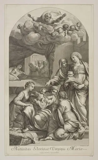 Birth of the Virgin, by Robert van Audenaerde
