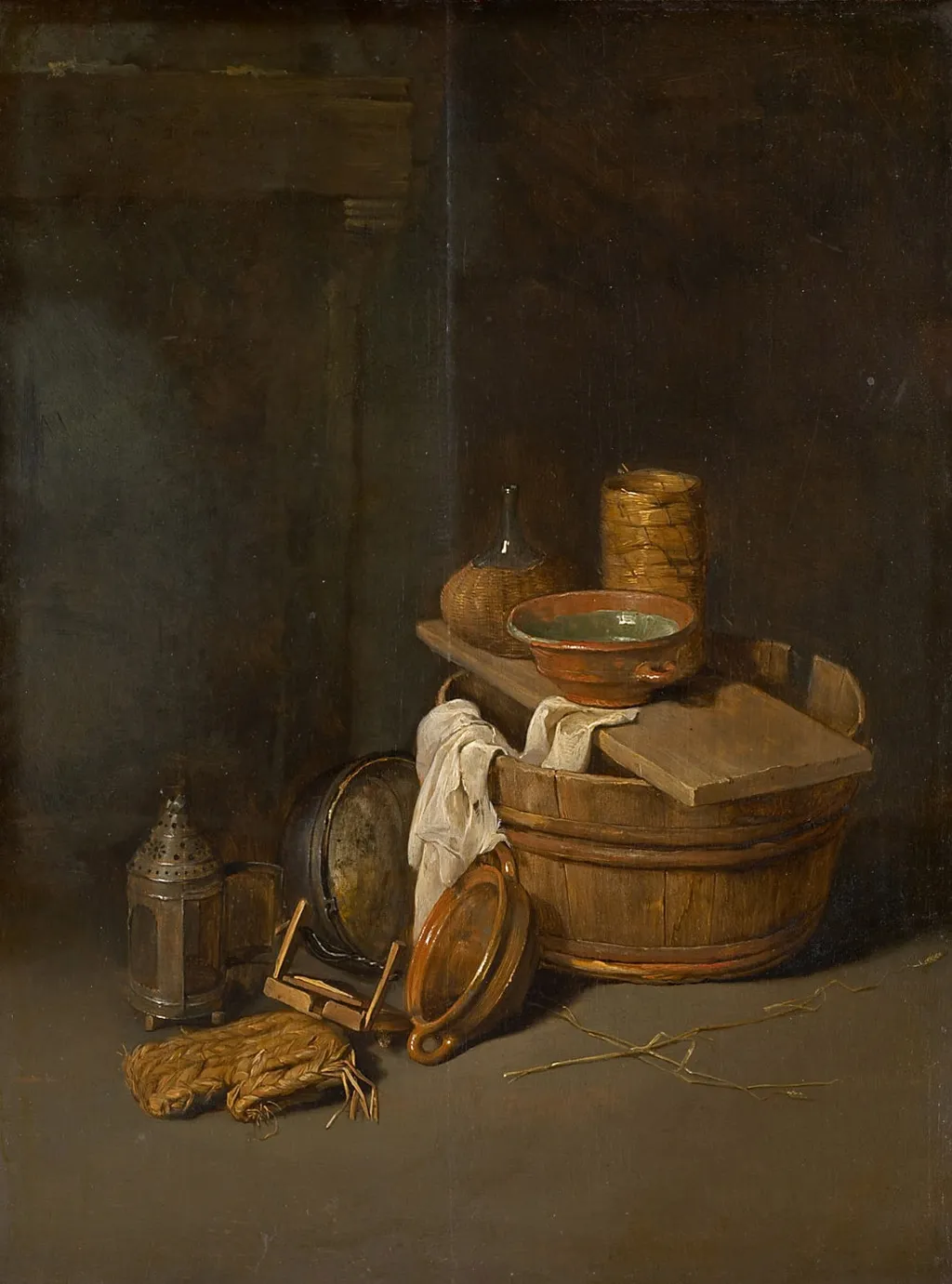 Still life of household objects, by Robert van den Hoecke, unspecified, 1645
