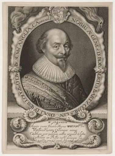 Robert Bertie, First Earl of Lindsey, Royalist, Fell at Edgehill, by Robert van Voerst