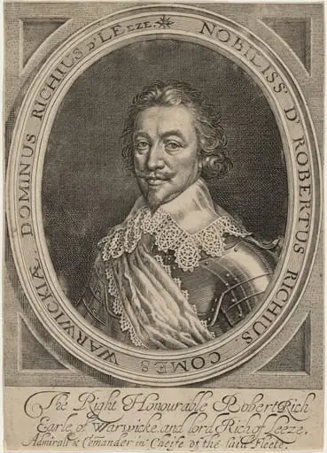 Robert Rich, Second Earl of Warwick, by Robert van Voerst