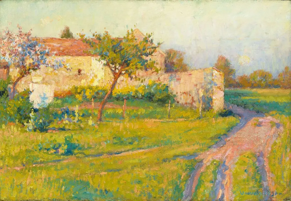 Spring in France, by Robert Vonnoh