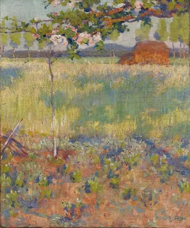 Springtime in France, by Robert Vonnoh