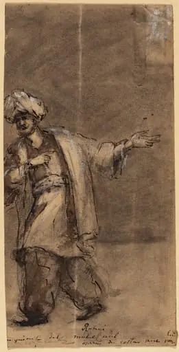 Man in Oriental Costume, by Robert Walter Weir