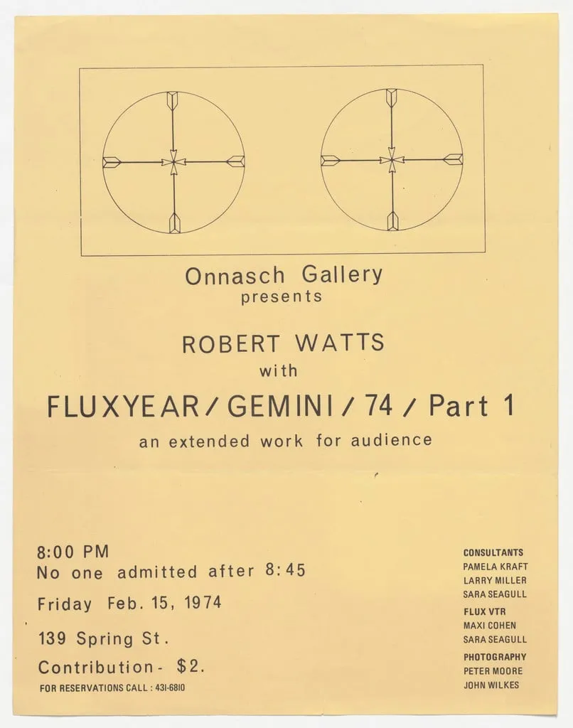 Untitled, by Robert Watts, ink, 1974