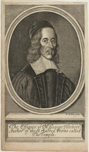 George Herbert, Prebendary of Lincoln, Poet, by Robert White
