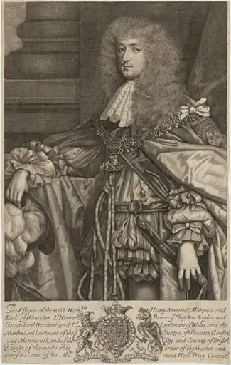 Henry Somerset, Earl of Worcester, First Dukeof Beaufort, by Robert White