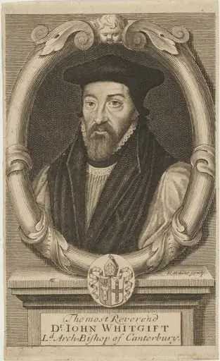 John Whitgift, D.D., Archbishop of Canterbury, by Robert White