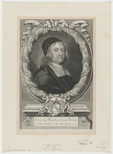 Sir John Marsham, Writer on Chronology, by Robert White
