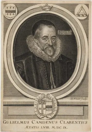 William Camden, by Robert White