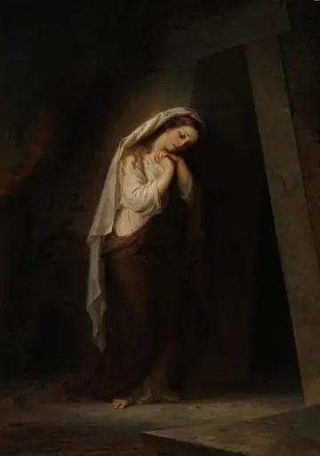 Maria Magdaleena Kristuksen haudalla, by Robert Wilhelm Ekman