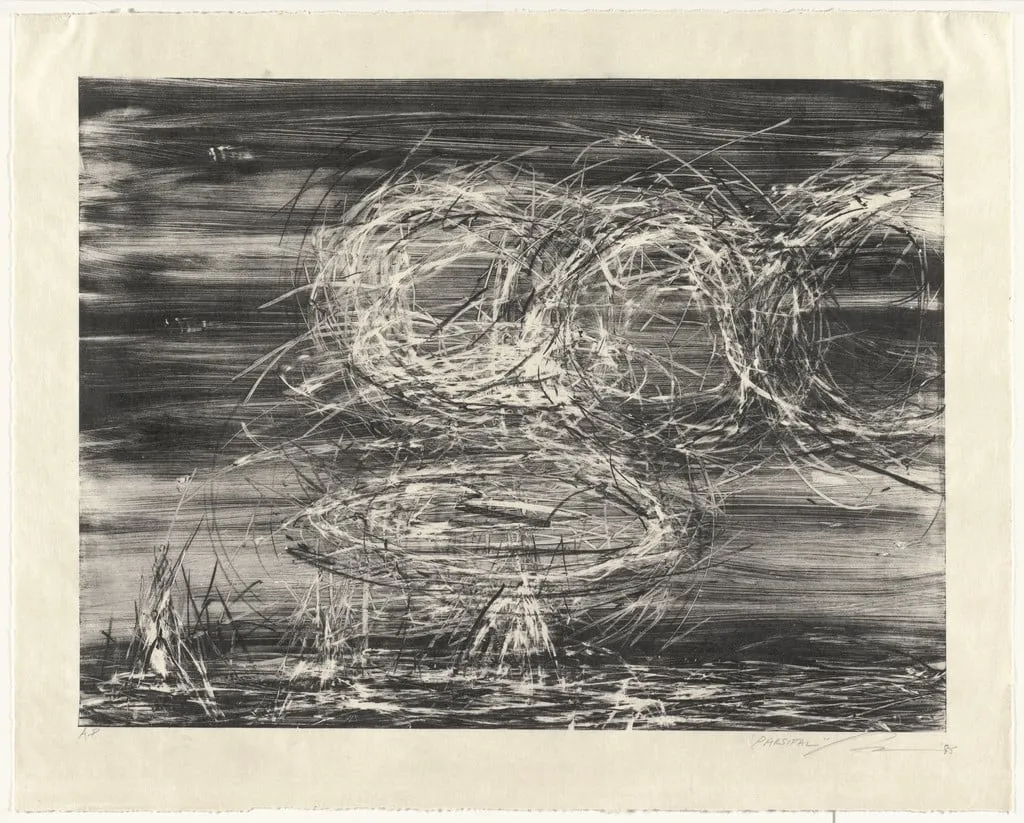 Untitled, by Robert Wilson, ink, 1985