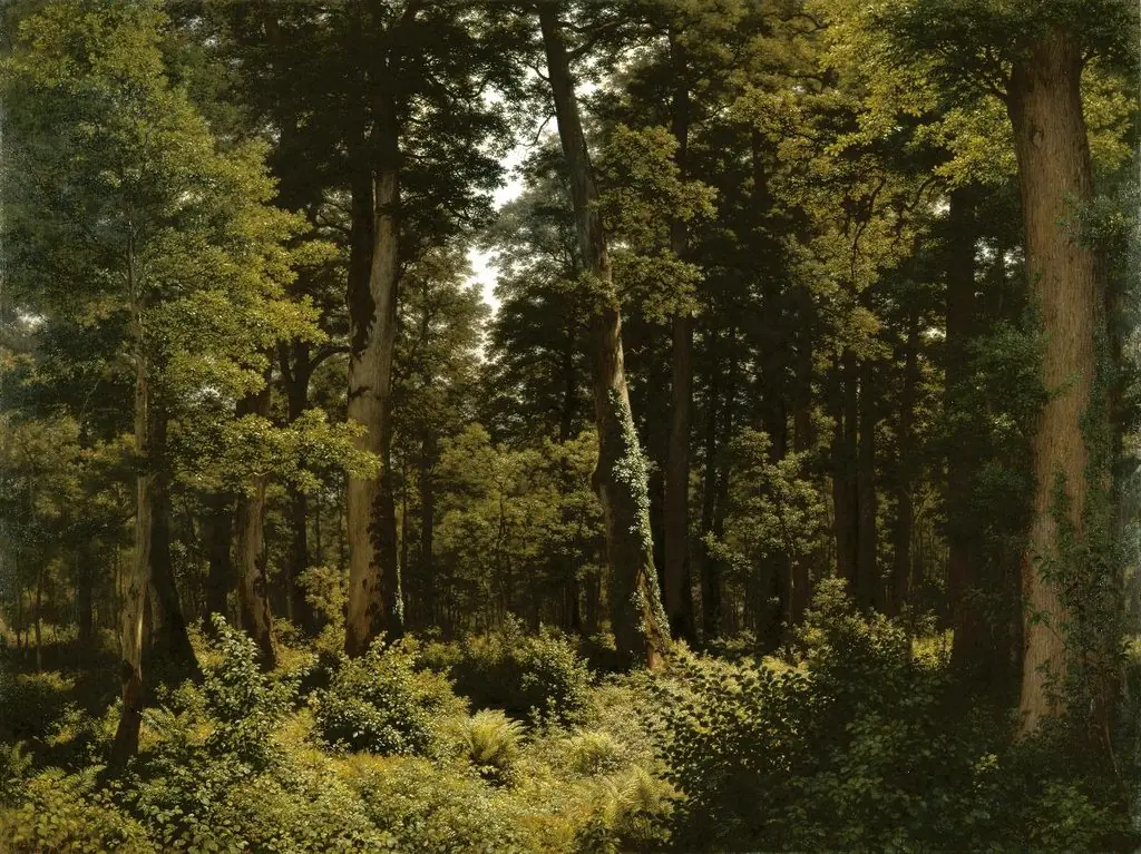 Eichenwald, by Robert Zünd