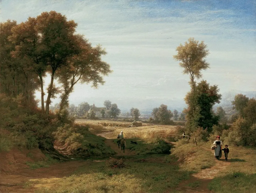 Schlachtkapelle von Sempach, by Robert Zünd