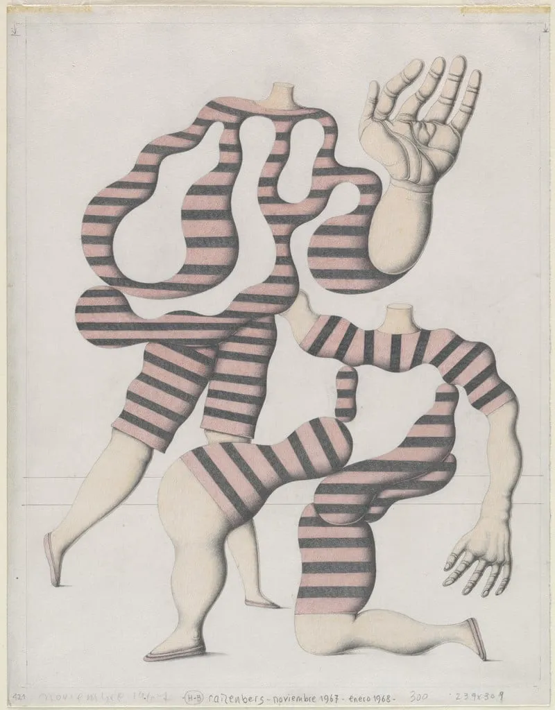 Untitled, by Roberto Aizenberg, graphite, 1968