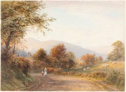 Way into Abergavenny from Llanfoist, by Roberto Angelo Kittermaster Marshall