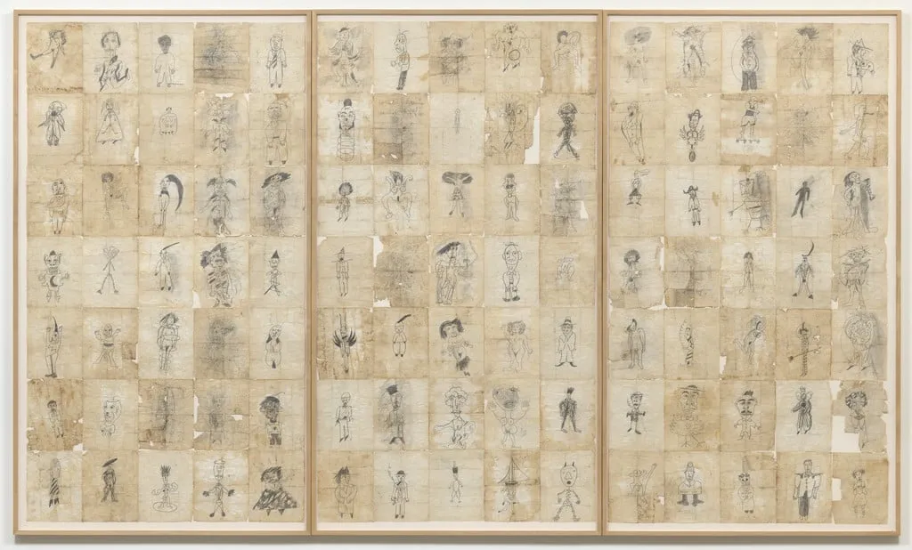 Untitled, by Robin Winters, graphite, 1974