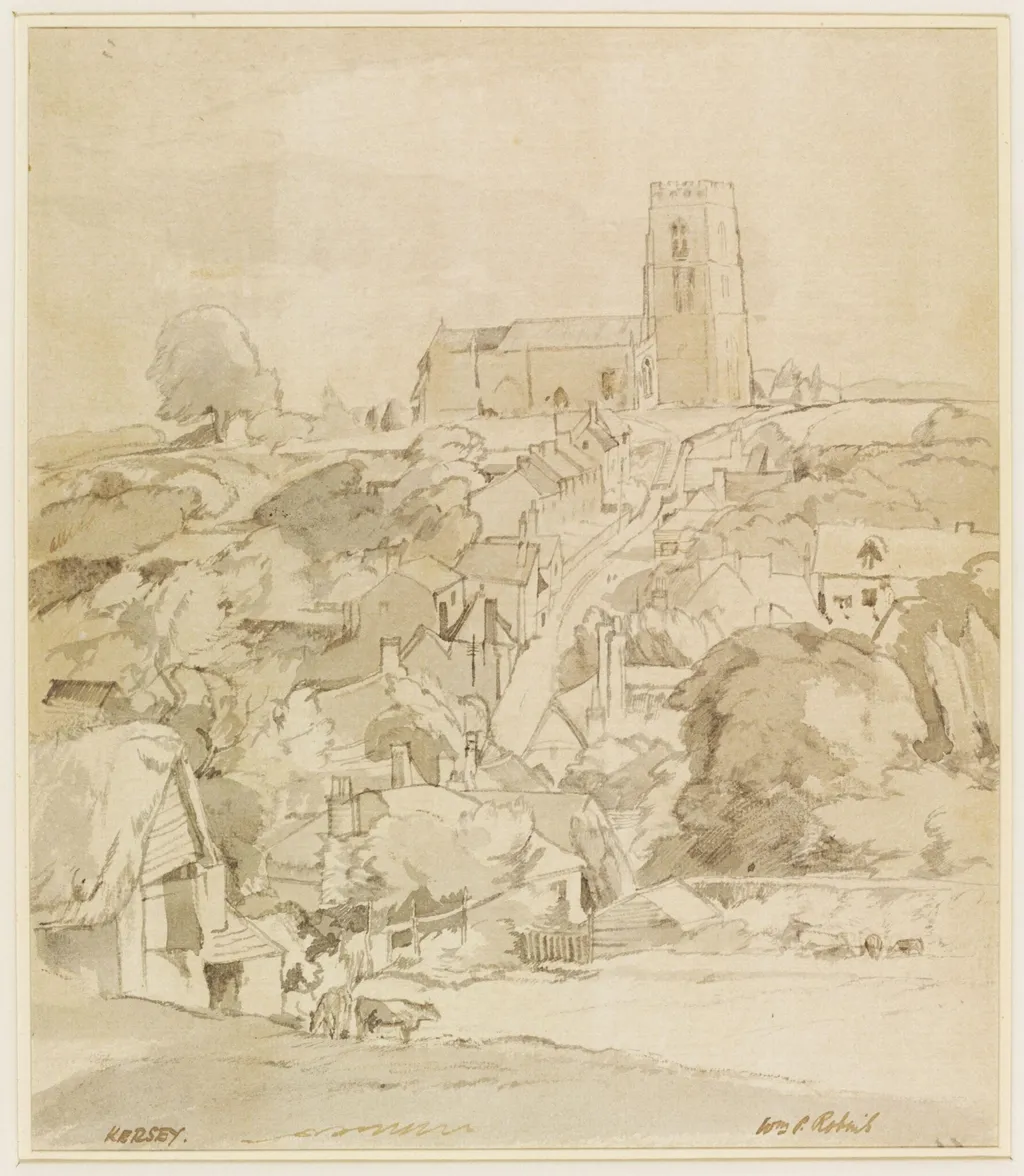 Kersey, by Robins, watercolor, 1940