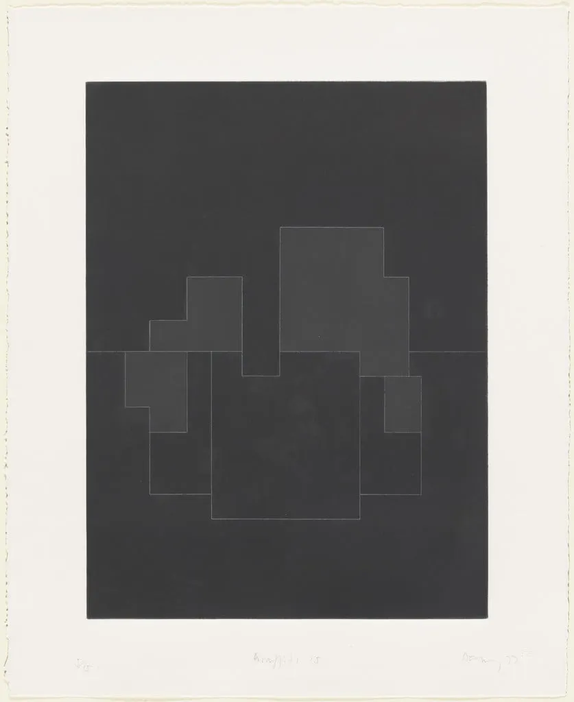 Untitled, by Robyn Denny, ink, 1977