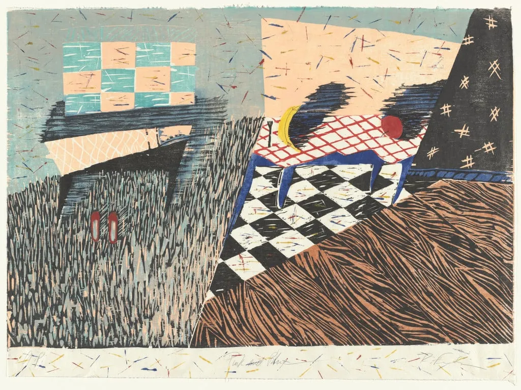 Untitled, by Rochelle Feinstein, ink, 1980