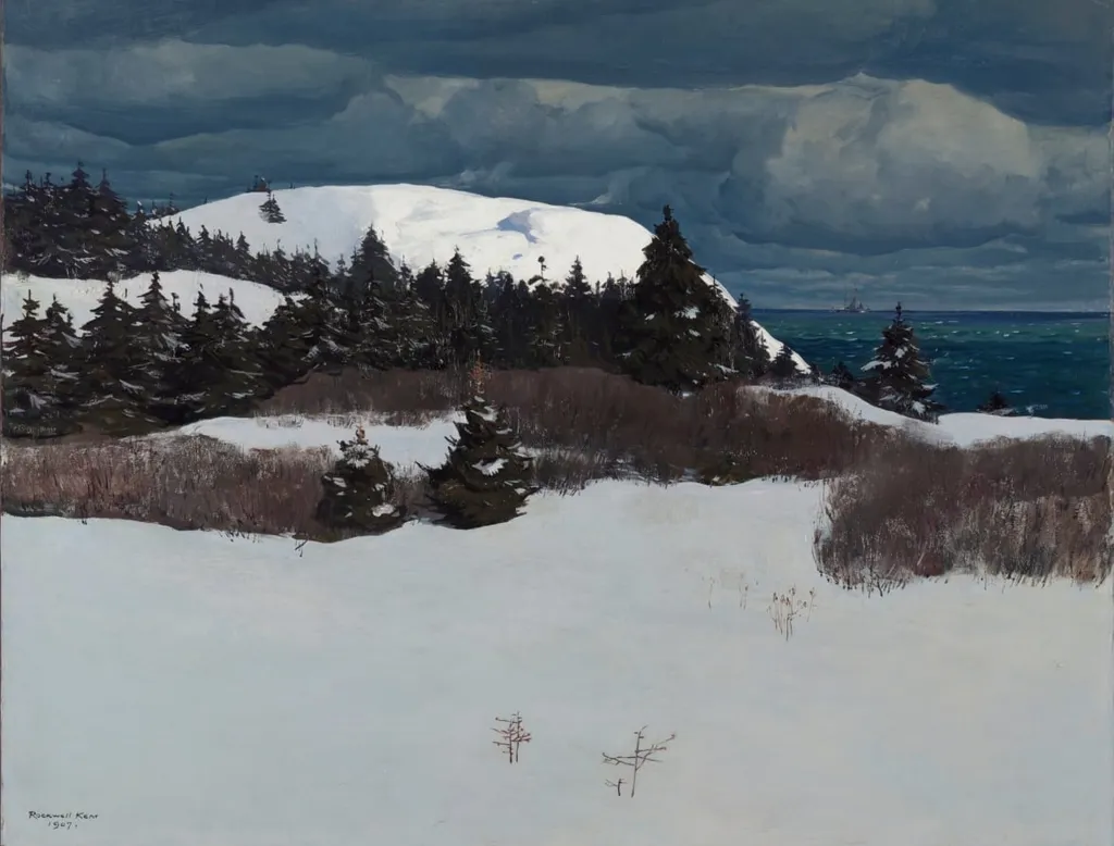 Maine Coast, by Rockwell Kent, unspecified, 1907