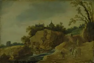 Rocky Landscape with a Castle