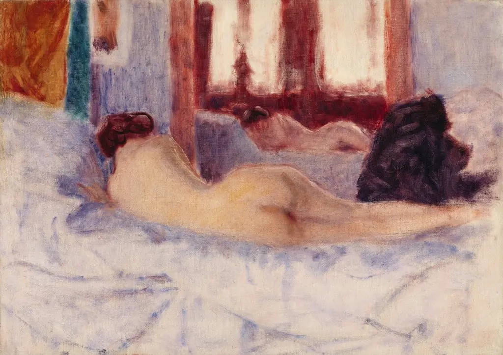 A Reclining Nude before a Mirror, by Roderic O'Conor