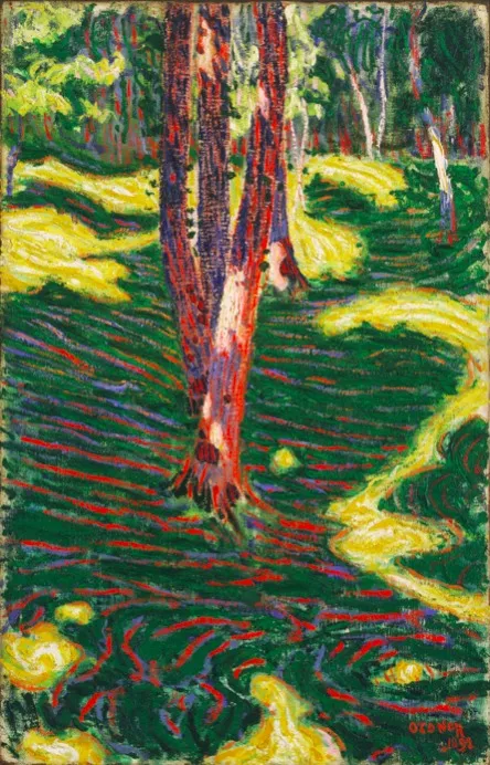 Glade, by Roderic O'Conor, oil, 1896