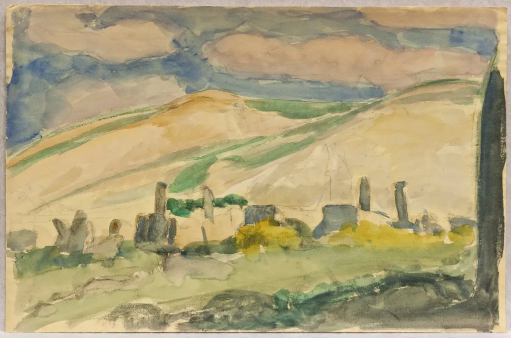 Dealuri, by Rodica Maniu, unspecified, 1950