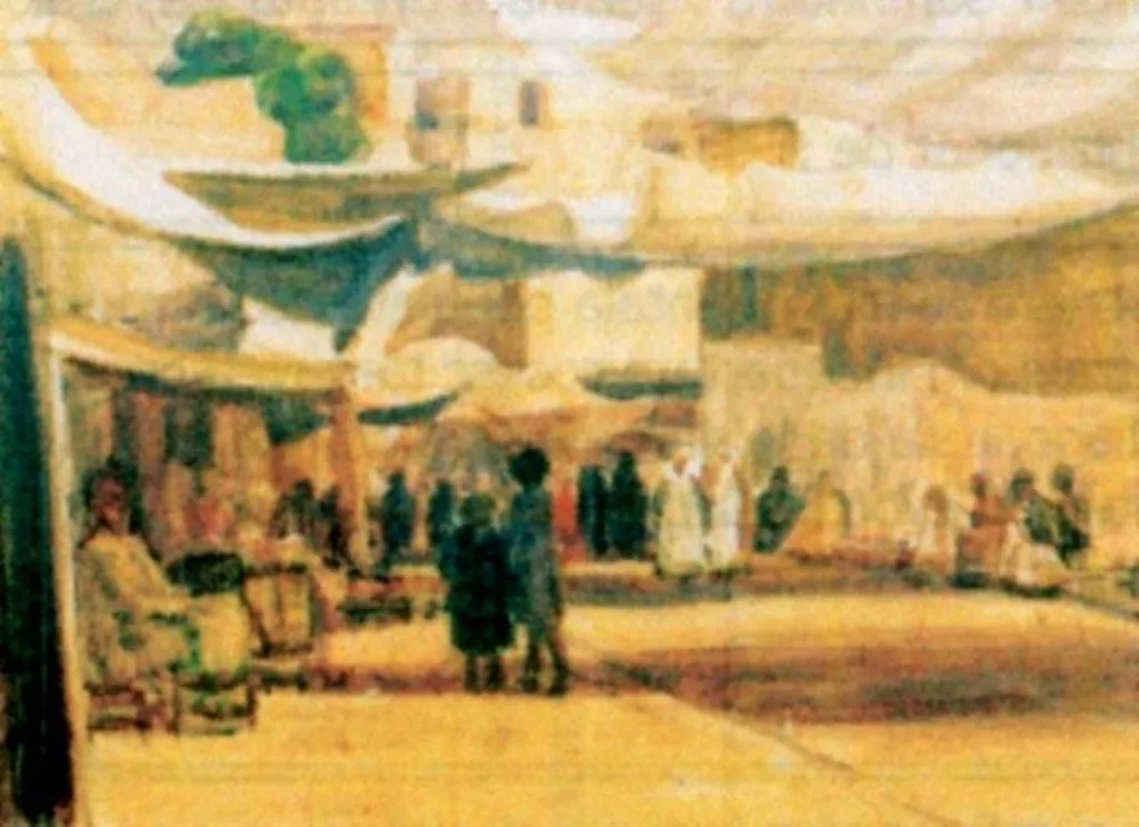 Piață în Balcic, by Rodica Maniu, unspecified