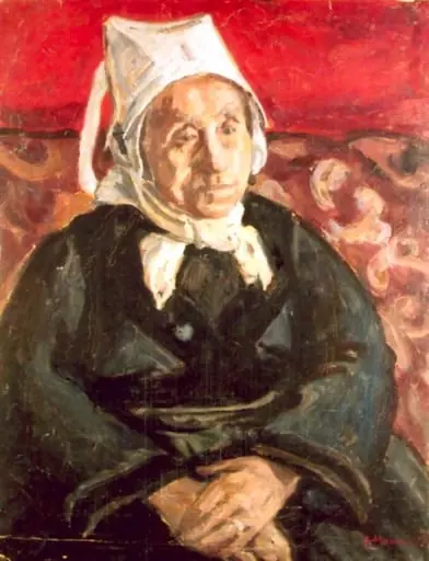 Portret de bătrână, by Rodica Maniu
