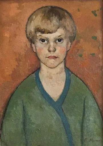 Portret de copil, by Rodica Maniu