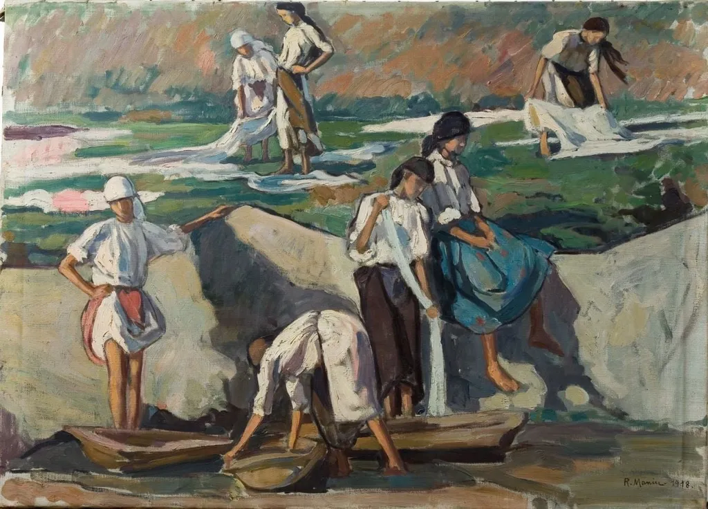 Spălătorese, by Rodica Maniu, 1918